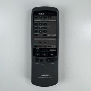 Aiwa RC-8AR01 Remote Control Unit Black Wireless Audio Receiver TV VCR Cable